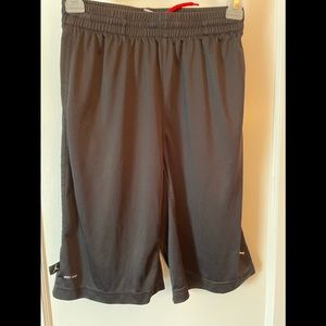 Nike dry fit Jordan black shorts size youth large